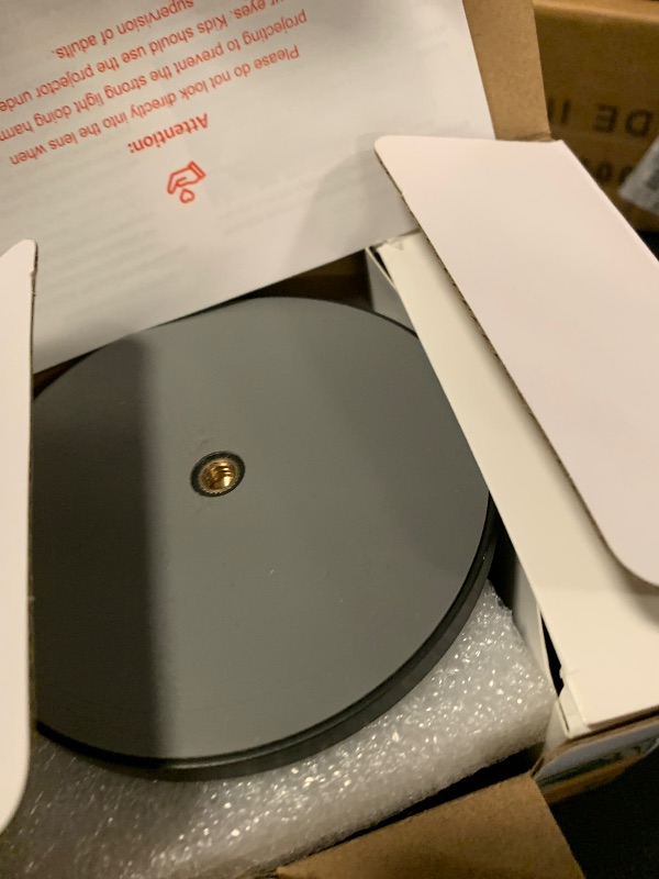 Photo 1 of [2026 Upgraded] Mini Projector 4K Supported 1080P FHD - Auto Keystone 270° Rotatable, WiFi 6 & Bluetooth 5.2, Smart Android TV OS, Portable Projector Compatible with HDMI/TV Stick/Laptop/Phone(Black)