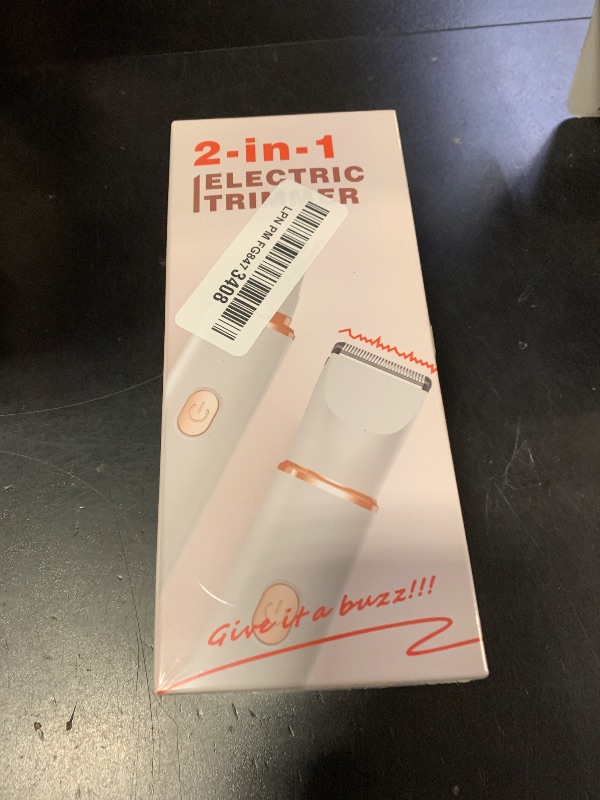 Photo 1 of Bikini Trimmer for Women-Electric Razors for Women‘s Gift Body Hair Trimmer IPX7 Waterproof, Replaceable Ceramic Blade,White