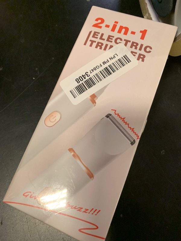 Photo 1 of Bikini Trimmer for Women-Electric Razors for Women‘s Gift Body Hair Trimmer IPX7 Waterproof, Replaceable Ceramic Blade,White