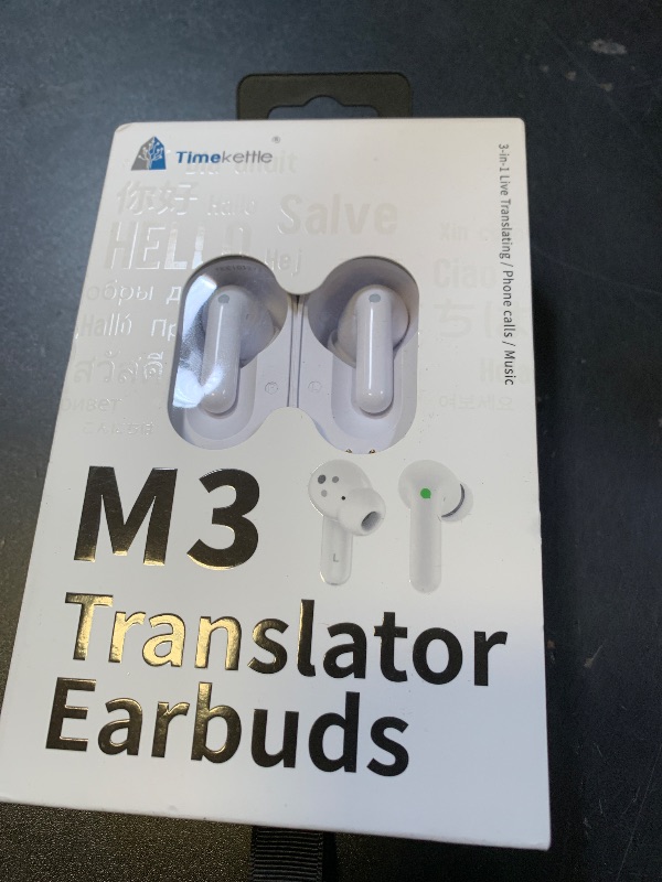 Photo 1 of Timekettle W4 Pro AI Interpreter Earbuds, Real-Time Bidirectional Voice Translation,40+ Languages, Video and Call Translation,for Global Business, Compatible with iOS/Android