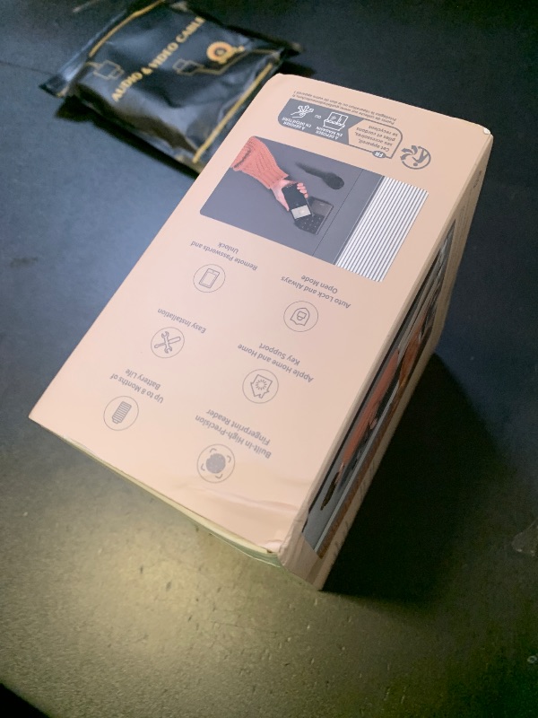 Photo 1 of **LOCKED** Aqara Smart Lock U100, Fingerprint Keyless Entry Door Lock with Apple Home Key, Touchscreen Keypad, Bluetooth Electronic Deadbolt, IP65 Weatherproof, Supports Apple HomeKit, Alexa, Google, IFTTT, Gray