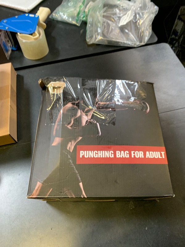 Photo 1 of Standing Punching Bag for Adults, 70" Heavy Bag Boxing Bag Inflatable Kickboxing Bag for Men Women Teens, Kicking Bag Boxing Equipment for Training MMA Muaythai Fitness Karate