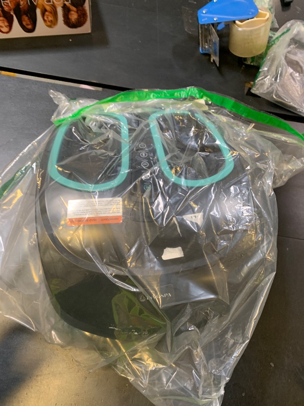 Photo 1 of InvoSpa Shiatsu Foot Massager Machine with Heat - Electric Deep Kneading Heated Foot Massage - Circulation, Legs, Plantar Fasciitis, Neuropathy Pain Spa Feet Massager Stocking Stuffers