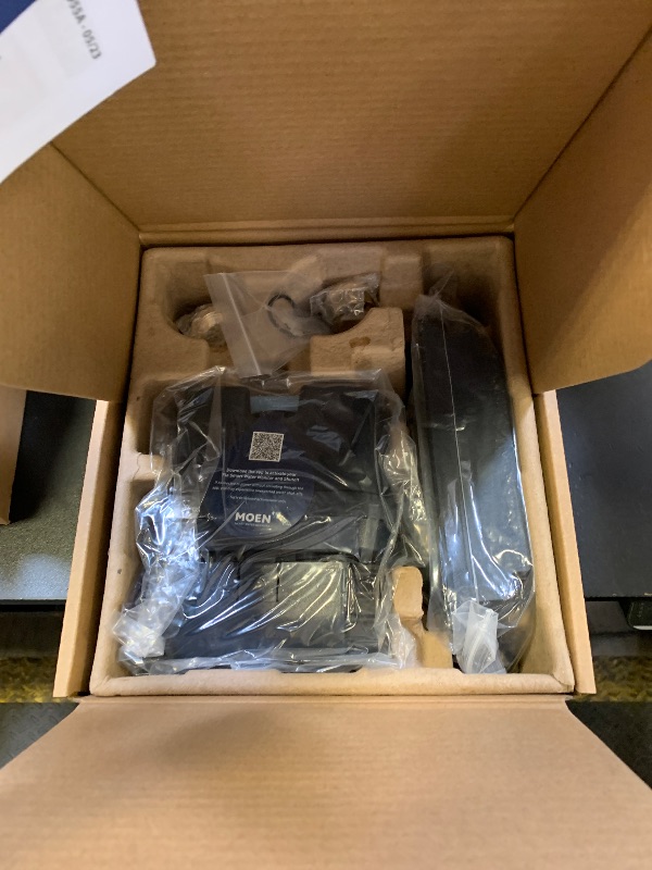 Photo 1 of Moen Flo Smart Water Monitor and Automatic Shutoff Sensor, Wi-Fi Water Leak Detector for 3/4-Inch Diameter Pipe, 900-001