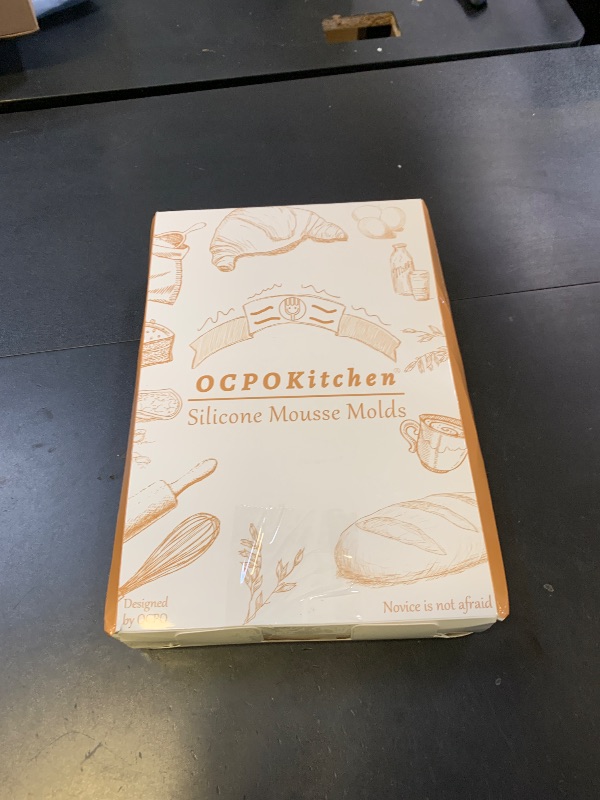 Photo 1 of OCPO KITCHEN Peach Silicone Mold for Baking Mousse Cake, Fruit French Dessert, Pastry, Chocolate, Pudding, Jelly, Ice Cream, Cake Decoration Mold, 3D Peach Shape (8-cavity)