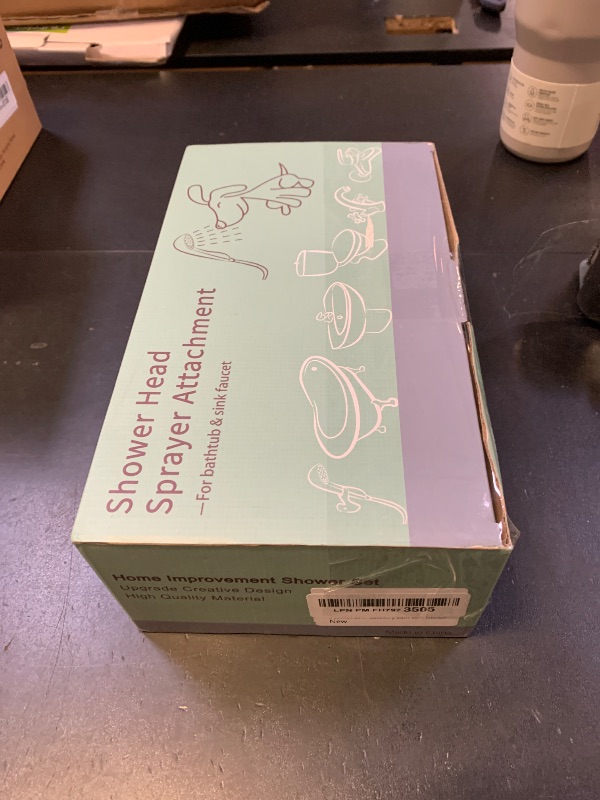 Photo 1 of ZCONIEY Sink Faucet Sprayer Attachment, Shower Head Attaches To Tub Faucet, Dog Bathing Hose Shower Set for Laundry Bathroom Kitchen