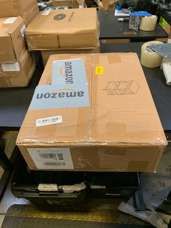 Photo 1 of MNEETRUNG Small Bookshelf,3 Tier Industrial Bookcase with Metal Frame and Backboard,Low Black Book Shelf,Book case for Small Spaces,Living Room,Bedroom and Home Office