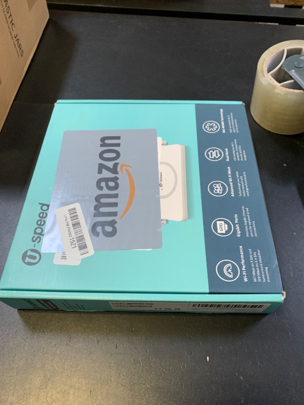 Photo 1 of U-SPEED AC1200 WiFi Router Dual Band Wireless Internet Router, Speed Up to 1.2 Gbps, 4 x 1000 Mbps Gigabit Ethernet Ports, Bridge/Repeater Mode, Guest Network, IPV6, EasyMesh, Parental Controls