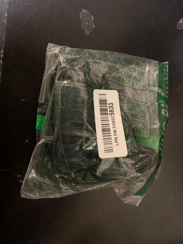 Photo 1 of 10 FT 12V 1A Power Supply Cord Charger, AC DC Adapter, DC Size 3.5mm X 1.35 mm