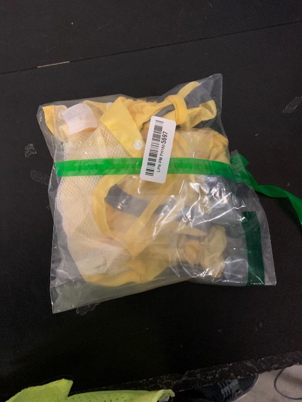 Photo 1 of Pupmist Full Coverage Small Dog Raincoat, Waterproof with Four-Leg Protection, Ideal for Teddy Bears, Includes Waterproof Mini Backpack (Yellow, Small(Suggest Weight 3.3-5.5lb))