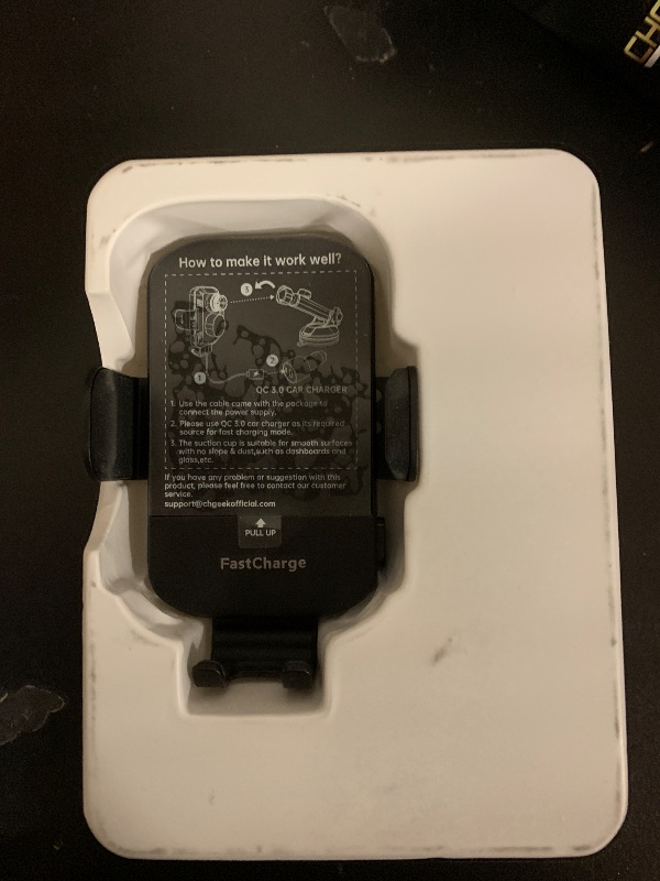 Photo 1 of CHGeek Wireless Car Charger, 2026 Upgrade 15W Fast Charging Auto Clamping Car Phone Holder Charger, Phone Holders for car Mount, fit for iPhone 17 16 15 14 13 Mini Pro Max XR,Samsung Galaxy S25 Ultra