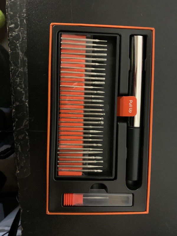 Photo 1 of Resparked Customizer Engraving Pen (Formerly Culiau): Ultimate Cordless Portable Tool for Artists & DIYers - Engrave 50+ Surfaces - Beginner Friendly - Rechargeable - Free 30 Bits & Mastery Guide