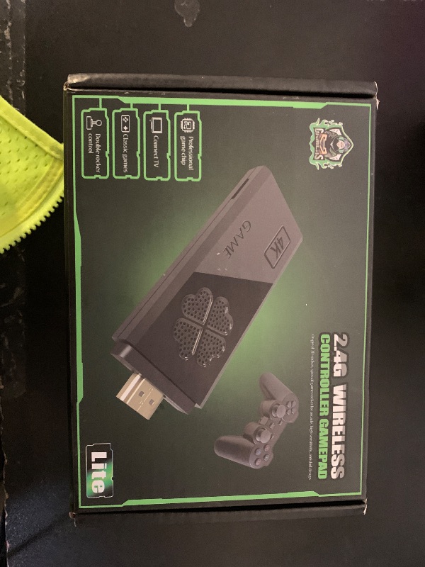 Photo 1 of Retro Gaming Console for TV with 2.4G Wireless Controllers, Retro Game Stick with 40,000+ Classic Games and 28 Built-in Emulators, Video Gaming Stick HDMI Output, Plug & Play