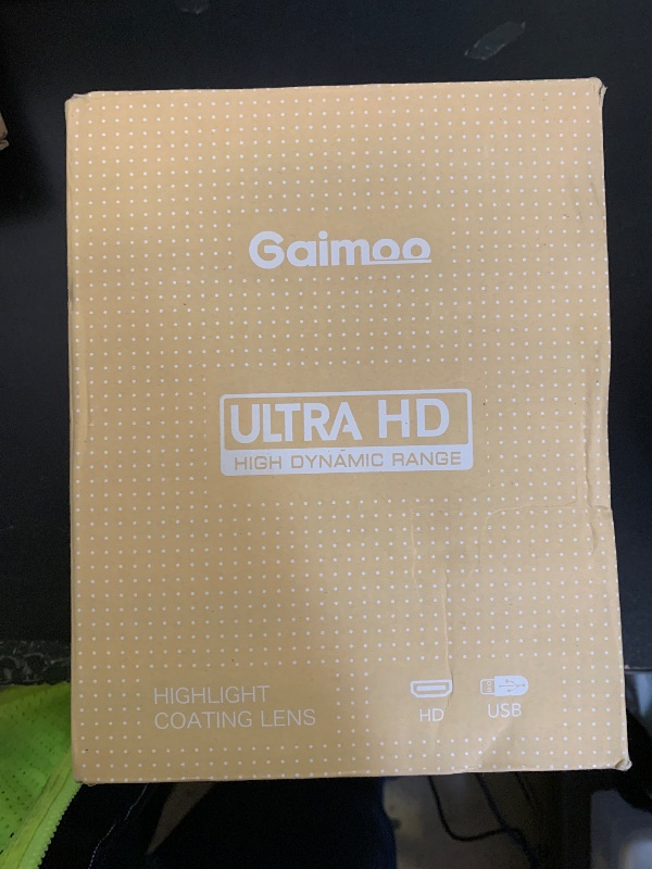 Photo 1 of **USED** Mini Projector with WiFi and Bluetooth Built-in Apps Smart Projector Support 4K 1080P FHD 180° Adjustable Auto Keystone Compatibile with HDMI/TV Stick/Memory Stick/Laptop, Black