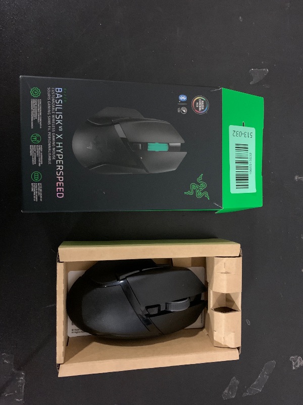 Photo 1 of Razer Basilisk V3 Pro 35K Wireless Gaming Mouse: HyperScroll Tilt Wheel - 35K DPI Optical Sensor Gen 2-13 Customizable Controls - Chroma RGB - Optical Switches Gen 3 - Up to 140 Hr Battery - Black