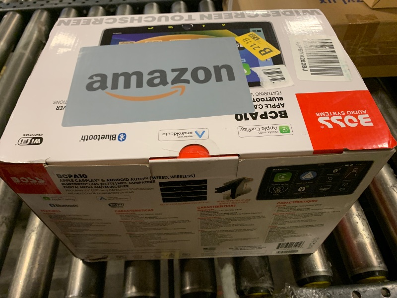 Photo 1 of BOSS Audio Systems BCPA10 Single DIN Car Stereo Wireless Apple CarPlay, Wireless Android Auto, 10.1 Inch Touchscreen, Bluetooth, AM/FM Radio Receiver