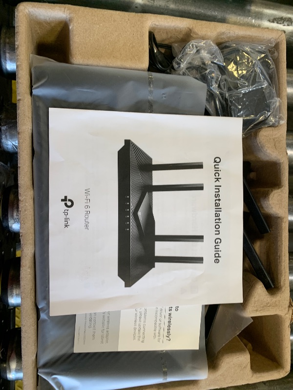 Photo 1 of TP-Link AX1800 WiFi 6 Router (Archer AX21) – Dual Band Wireless Internet, Gigabit, Easy Mesh, Works with Alexa - A Certified for Humans Device, Free Expert Support