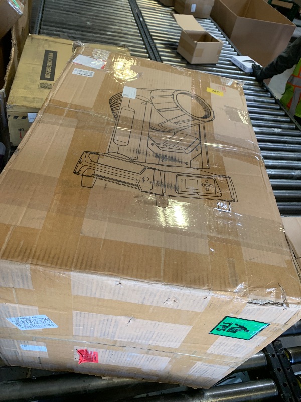 Photo 1 of SHEHDS IP65 Waterproof Moving Head Stage Lights 380W 19R Bulb(7500K) 17 Gobos 14 Colors Spotlights 2 Prisms Beam/Frost/Wash/Strobe Effect DMX512 for Disco Outside/Indoor Party Show