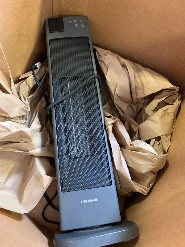 Photo 1 of
Click to see full view
Pelonis 1500W Tower Space Heater for Indoor use in with Oscillation, Remote Control, Programmable Thermostat, Timer, Touch Screen, Tip-over Switch and Overheat Safety Protection, Black PTH21ERLBB
