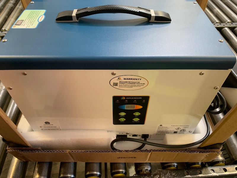 Photo 1 of ARGENDON Dehumidifier for Crawlspace Basement, Commercial Dehumidifier with Drain Hose 70 PPD, Compact, Ideal for Water Damage Storage Up to 1000 Sq Ft, 5-Year Limited Warranty