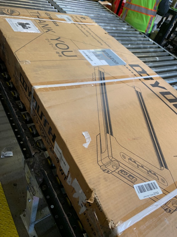 Photo 1 of GOYOUTH 2 in 1 Under Desk Electric Treadmill Motorized Exercise Machine with Wireless Speaker, Remote Control and LED Display, Walking Jogging Machine for Home/Office Use