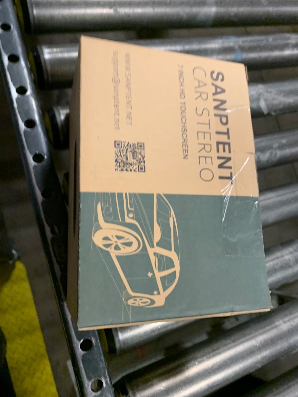 Photo 1 of Double Din Car Stereo Radio Compatible with Apple Carplay and Android Auto, 7-Inch HD Touchscreen with Voice Control, Mirror Link, Backup Camera, Steering Wheel, Bluetooth, FM, USB/TF/AUX Port