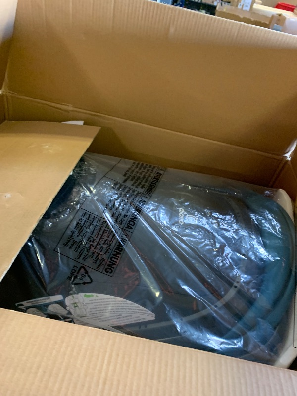 Photo 1 of Diono LiteClik30 XT SafePlus Infant Car Seat and Base, Rear-Facing for Infants 4-30lbs, SafePlus Engineering, with Infant Insert, UPF 50+ Sunshade (Blue Razz Ice)