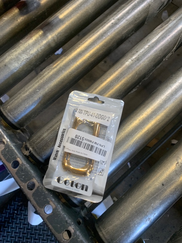 Photo 1 of [2 Pack] Goton Bumper Case for Apple Watch 41mm, [No Screen Protector] Slim Soft TPU Shockproof Case Cover Bumper Protector Accessories for 41mm Apple Watch Series 9/8/7, 41mm Gold+Gold