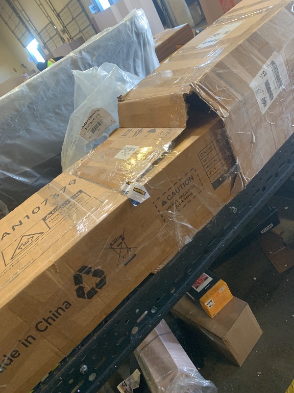 Photo 1 of IDEALHOUSE Bunk Bed Twin Over Twin with Ladder & Full Safety Guardrail, Heavy Duty Metal Twin Over Twin Bunk Bed 400 Lbs Load Capacity, Space-Saving, Noise Free, No Box Spring Needed, Easy Assembly, C