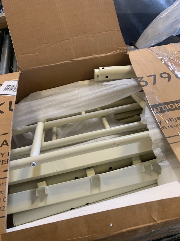 Photo 1 of IDEALHOUSE Bunk Bed Twin Over Twin with Ladder & Full Safety Guardrail, Heavy Duty Metal Twin Over Twin Bunk Bed 400 Lbs Load Capacity, Space-Saving, Noise Free, No Box Spring Needed, Easy Assembly, C