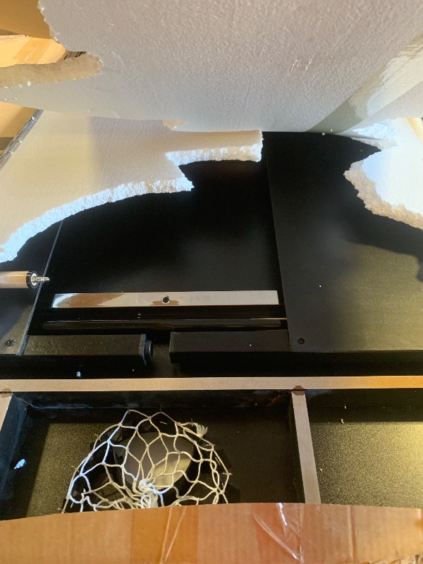 Photo 1 of 6 Ft Pool Table, Portable Billiards Tables, Folding Pool Table Includes Full Set of Billiard Balls, 2 Cue Sticks, Chalk & Felt Brush, Snooker Table for Family Game Room