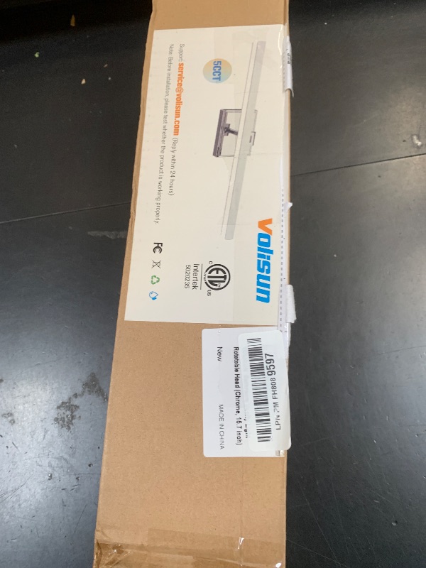 Photo 1 of VOLISUN Modern Bathroom Vanity Light 15.7 inch, Rotatable, 12W Dimmable 5CCT Led Bathroom Light Fixture Over Mirror, Chrome Vanity Light for Bathroom Mirror Cabinets-ETL Certificated