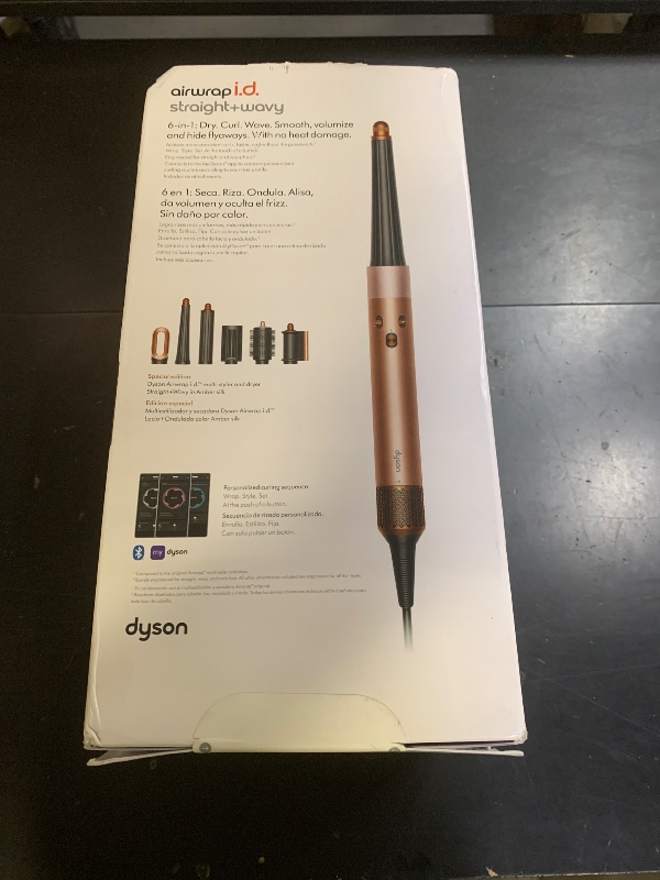 Photo 1 of Dyson Airwrap i.d. Multi-Styler, Allure Winner, Bluetooth Connected, No Heat Damage, 6-in-1 Versatility, Intelligent Hair Styler