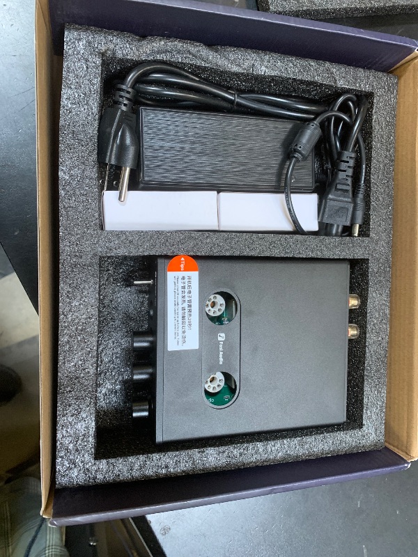 Photo 1 of Fosi Audio Bluetooth Tube Amplifier with 5654W Vacuum Tubes, T20X Desktop Headphone Amp, Mini 2.0 Channel Power Amps for Home Bookshelf Speakers
