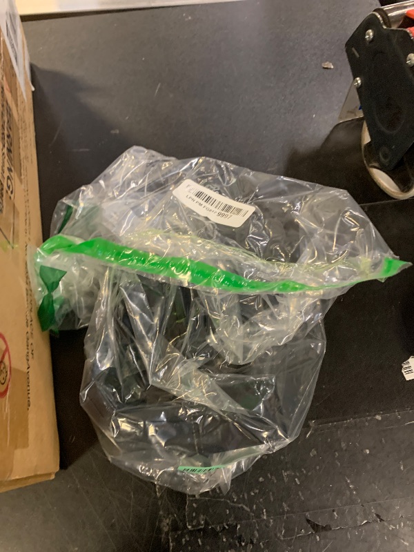 Photo 1 of AINAFIX J Hooks for 2" x 2" Power Rack with 1" Hole, Rubber Pad J-Hook for Power Cage, Bottom Reinforced Steel J Cups for Squat Rack, Heavy Duty Barbell Holder, Black