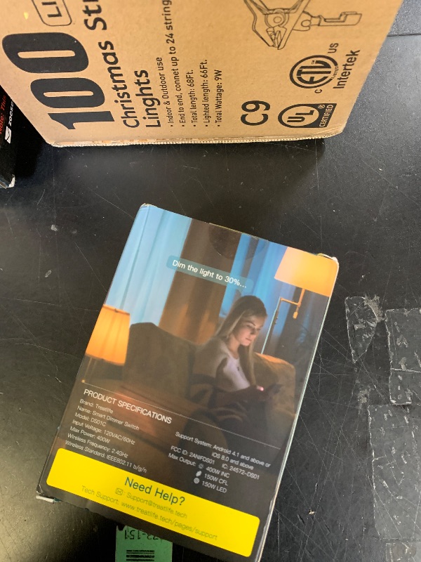 Photo 1 of [New Version] TREATLIFE Smart Dimmer Switch, 2.4GHz WiFi Single-Pole Dimmable Smart Light Switch Compatible with Alexa, Google Home, Sleep/Wake Timer, Customizable Indicator, Neutral Wire Required