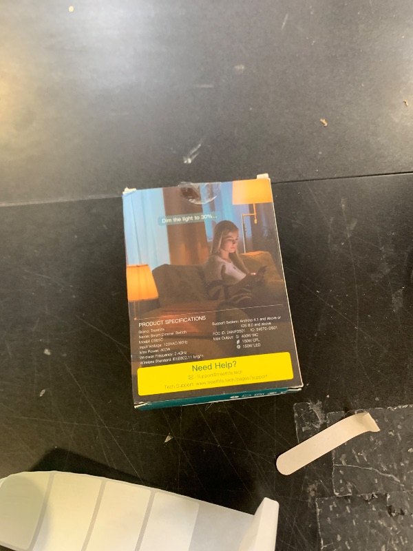 Photo 1 of [New Version] TREATLIFE Smart Dimmer Switch, 2.4GHz WiFi Single-Pole Dimmable Smart Light Switch Compatible with Alexa, Google Home, Sleep/Wake Timer, Customizable Indicator, Neutral Wire Required