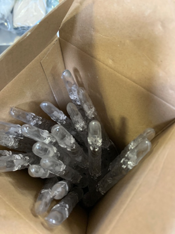 Photo 1 of Brightown Smart Icicle Lights for Outside - 31.2ft with 20 Tubes 100 LED Color Changing Icicle Christmas Lights Decoration - APP Controlled RGB Customize Display DIY Dynamic Lighting Effect