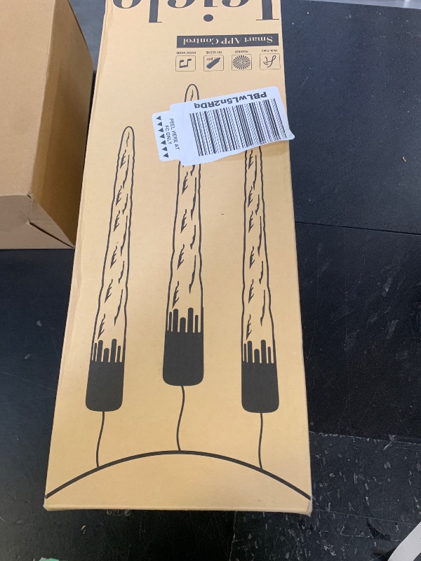 Photo 1 of Brightown Smart Icicle Lights for Outside - 31.2ft with 20 Tubes 100 LED Color Changing Icicle Christmas Lights Decoration - APP Controlled RGB Customize Display DIY Dynamic Lighting Effect