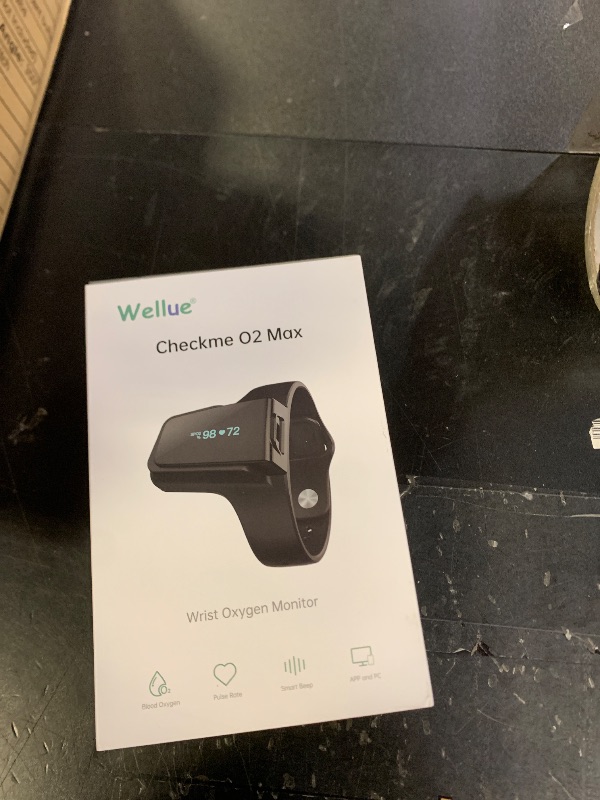 Photo 1 of Wellue Wrist Pulse Oximeter with Audio Reminder| Bluetooth Blood Oxygen Monitor Rechargeable for Continuous SPO2 Tracking with 72 Hours Battery Life, Free APP & PC Reports, Style 2