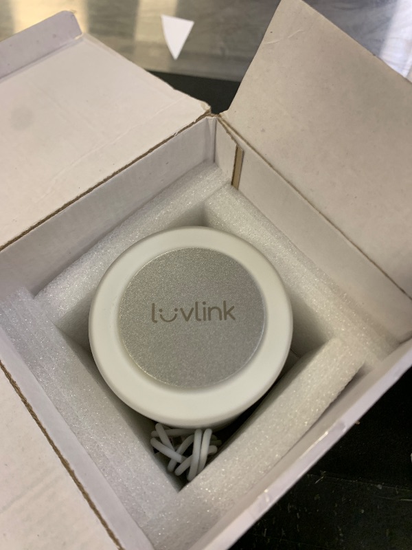 Photo 1 of LuvLink Cylinder Friendship Lamp v3 New WiFi Range - Bluetooth - Wood & Glass Design (Natural, Single)