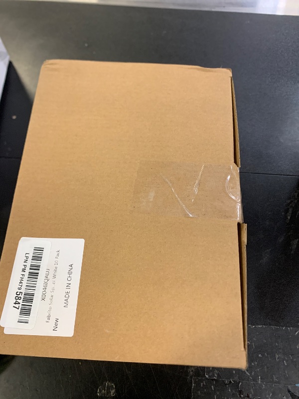 Photo 1 of Fabrito 72 LEDs Solar Spot Lights Outdoor Waterproof, 3 Modes Landscape Spotlights, Dusk to Dawn Solar Powered Flood Wall Lights for Outside, Solar Garden Lights for Yard Porch 10 Pack (Cool White)