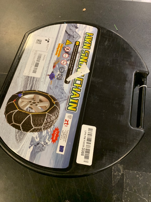Photo 1 of Auto Tightening Snow Chains Tire Chains For Cars Suv Pickup Trucks - Auto Tightening 1 Min Quick Fit AND Easy Installation, Reusable Universal Emergency Traction Snow Chains - Set of 2?HKN170?