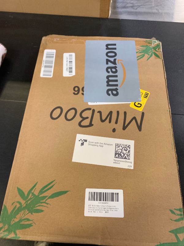 Photo 1 of MinBoo Bamboo Coffee Pod Storage Holder Drawer Insert for Counter Compatible Nespresso Vertuo Vertuoline Capsules for Kitchen, Home, Office, Coffee Station