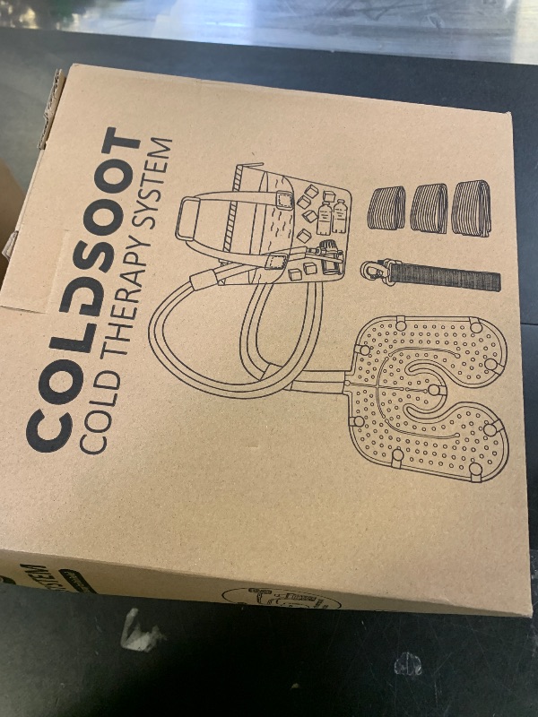 Photo 1 of COLDSOOT Cold Therapy Machine w/Timer, Compact and Portable Ice Machine for Knee After Surgery, Knee Replacement Recovery System, Cryotherapy Pain Relief w/Compression Pad for Shoulder, Hip and Ankle