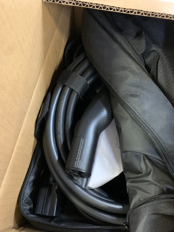 Photo 1 of AIMILER Level 1/2 Tesla Charger(WIFI APP/Plug-play), 16A, 25ft Cable ETL Certified, 240V NEMA 6-20P Plug & 120V 5-15P Adapter, NACS Connector, Portable Electric Car EV Charger for Tesla Models Y/X/3/S