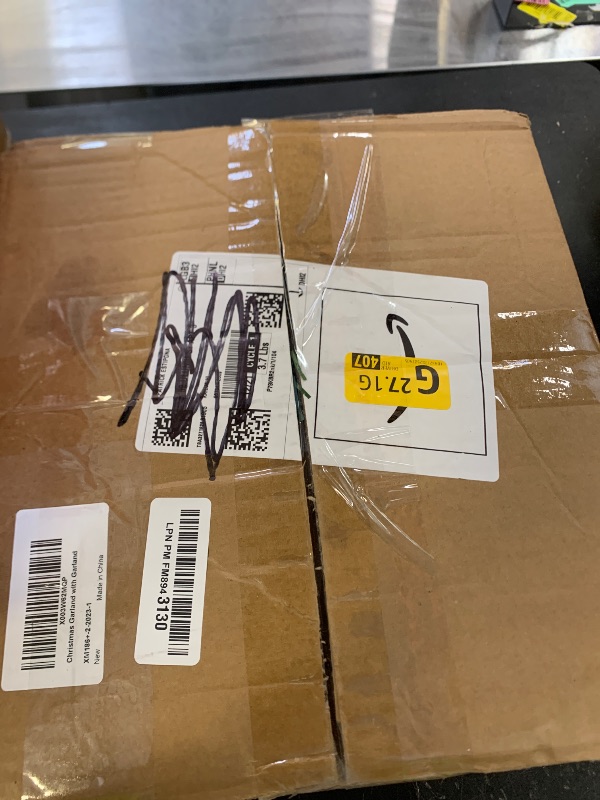 Photo 1 of [ Timer & 8 Modes ] TURNMEON 9 Ft Christmas Garland with 50 Colorful Lights Thicker 270 Branchs Tips 10 Pinecones 70 Red Berries Lighted Garland Christmas Decorations Mantel