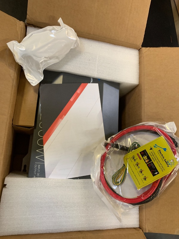 Photo 1 of 2500 Watt Pure Sine Wave Inverter with Auto Transfer Switch,12V DC to 110V 120V AC Converter,5000W Peak Power with 2 AC Outlets,USB Port,Tyep-C,Remote Control,RV Power Inverter for RV,Outdoor,Home