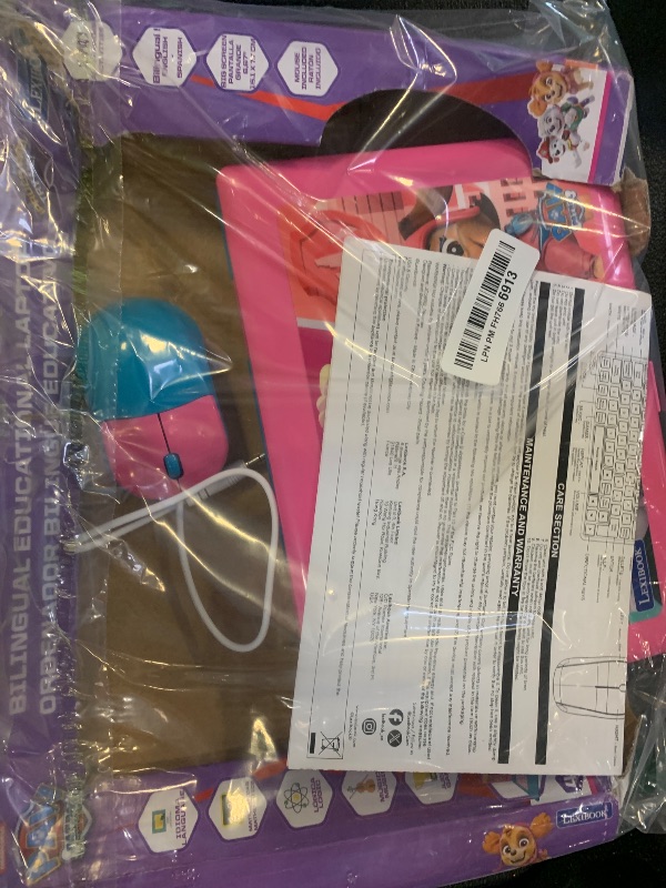 Photo 1 of Lexibook, Paw Patrol, Bilingual and Educational Laptop Spanish/English, Toy for Children, 170 Activities to Learn, Play Games and Music, Large Screen, Pink/Blue, JC599PAGi2