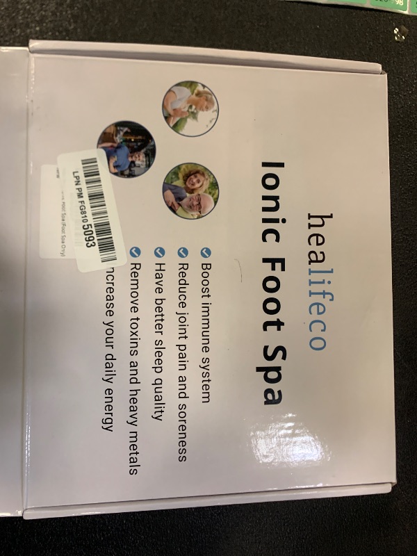 Photo 1 of Ionic Foot Spa by Healifeco – Ion Foot Bath Detox Machine - For Toxins, Heavy Metals & Free Radicals – Activates 2,000 Foot Detox Nodes – Easy 30-Min Home Detox – 90,000+ Happy Users Trust It